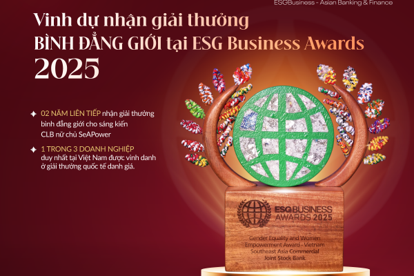 Hai giải thưởng uy tín ghi nhận nỗ lực đặt con người lên hàng đầu của SeABank