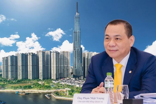 Cổ phiếu VIC tăng gấp 3 lần kể từ đầu năm, tài sản của tỷ phú Phạm Nhật Vượng chạm mốc 12 tỷ USD