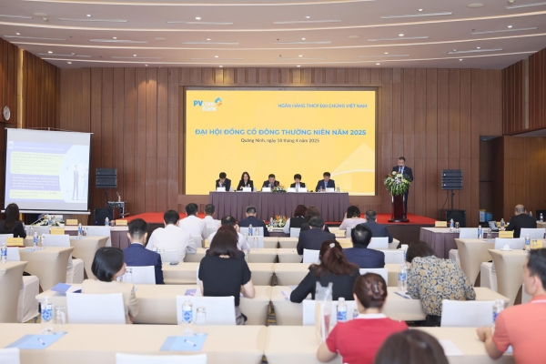 ĐHĐCĐ PVcomBank: Chuyển đổi số mạnh mẽ, nâng cao trải nghiệm khách hàng