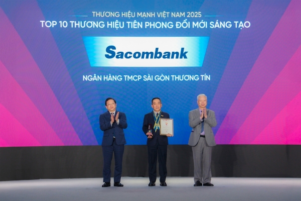 14 năm liên tiếp Sacombank giữ vững danh hiệu Thương hiệu mạnh Việt Nam