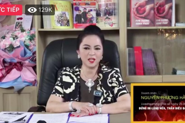 Động thái của ông Huỳnh Uy Dũng khi vợ livestream