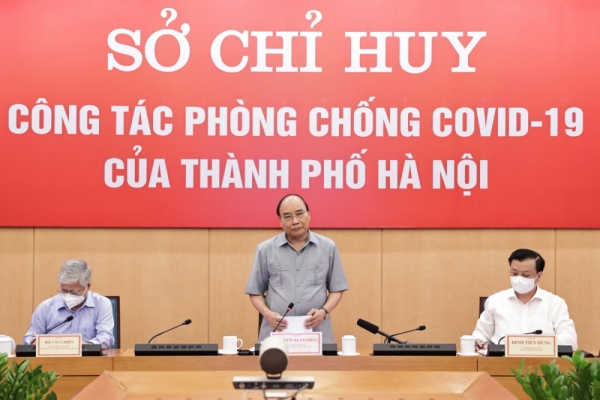 Chủ tịch nước Nguyễn Xuân Phúc: Hà Nội đã phản ứng kịp thời giúp ngăn đại dịch lây lan