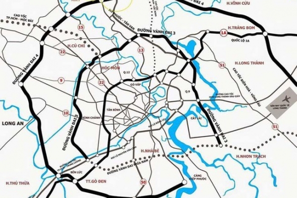 Hà Nội sắp có đường vành đai dài 98 km, quy mô cao tốc 6 làn xe