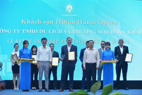 Hilton Hà Nội Opera được vinh danh là khách sạn được yêu thích nhất