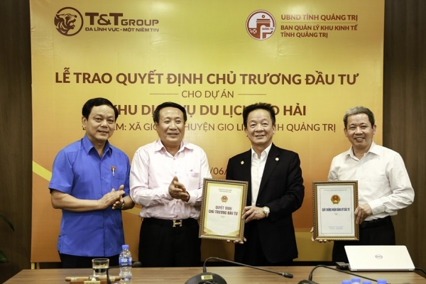 T&T Group đầu tư 1.650 tỷ đồng xây dựng khu dịch vụ - du lịch tại Quảng Trị