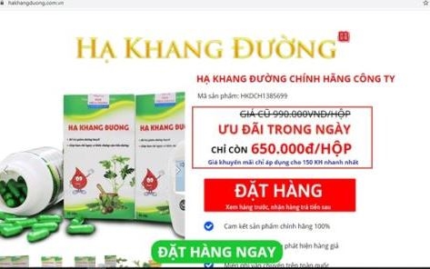 Cẩn trọng mua phải thực phẩm giả Hạ Khang Đường