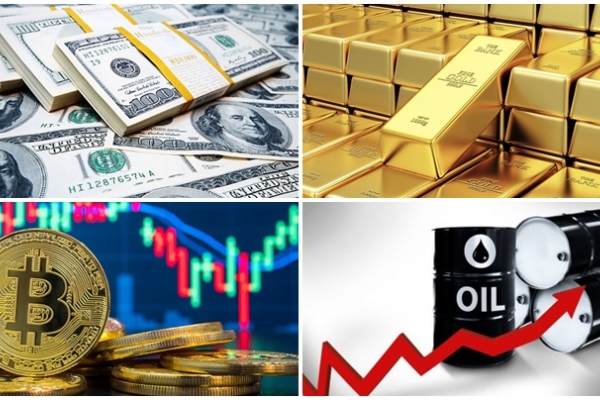 Thị trường ngày 26/2: USD, vàng và nhiên liệu 'tuột dốc', chứng khoán đảo chiều tăng mạnh
