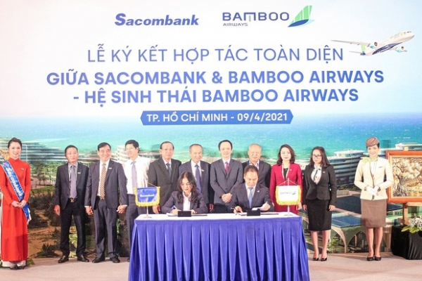 Sacombank và Bamboo Airways ký hợp tác toàn diện