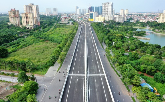 'Siêu dự án' đường trên cao dài nhất Việt Nam chạy qua Hà Nội, băng qua sông Hồng