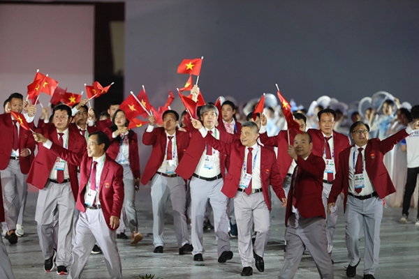Trang trọng Lễ khai mạc Đại hội Thể thao Đông Nam Á lần thứ 31