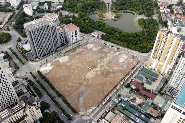 Toàn cảnh khu đất sắp xây trụ sở Đại sứ quán Mỹ