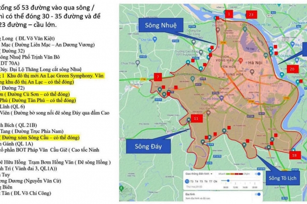 Chi tiết phân vùng thực hiện giãn cách sau ngày 6/9 của TP Hà Nội: Xác định 15 điểm 'đỏ'