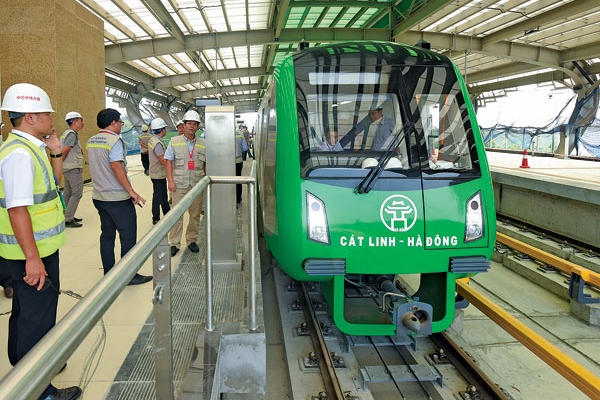 Chạy thử đường sắt Cát Linh - Hà Đông trong năm 2020