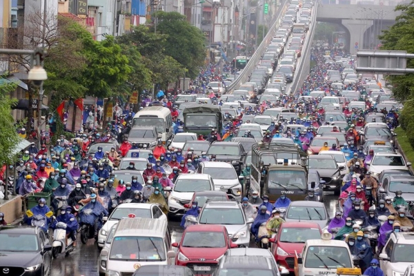 Mức nộp về ngân sách khi thu phí vào nội đô Hà Nội là 50.000 - 100.000 đồng?