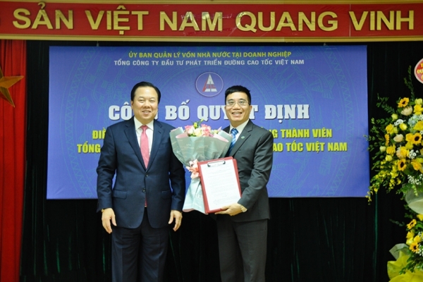 Tổng công ty Đầu tư phát triển đường cao tốc Việt Nam có tân Chủ tịch mới