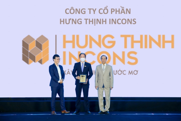 Hưng Thịnh Incons đứng top 5 công ty kinh doanh hiệu quả nhất Việt Nam 2021