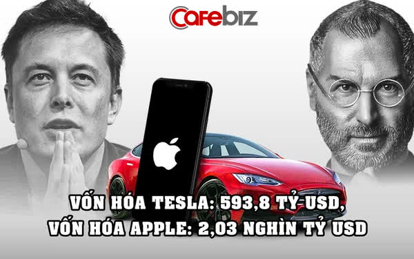 Elon Musk tuyên bố: Tesla sẽ vượt mặt Apple trong vài tháng tới