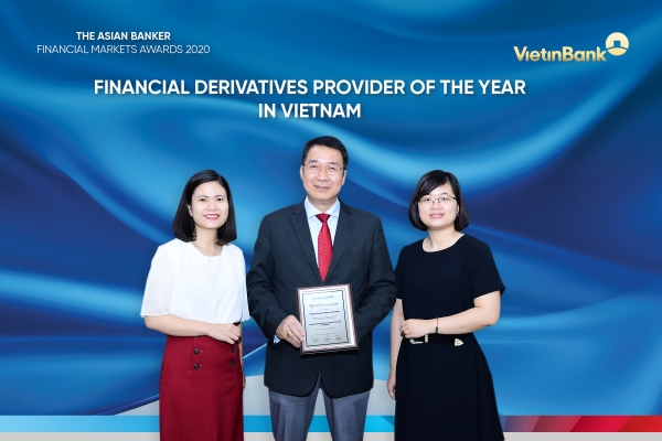 VietinBank là ngân hàng cung ứng sản phẩm phái sinh tài chính tốt nhất