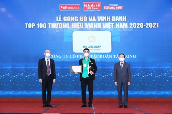 Tập đoàn Tân Long được vinh danh trong Top 100 thương hiệu mạnh Việt Nam
