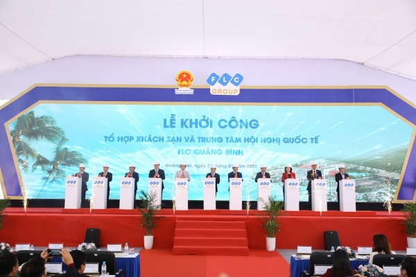 Tập đoàn FLC khởi công giai đoạn 2 dự án FLC Quang Binh Beach: Sẽ có biệt thự triệu USD